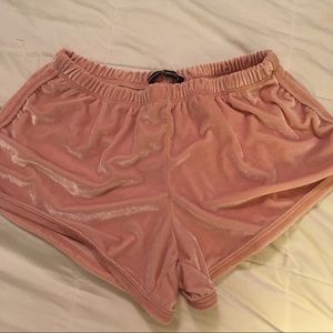 Brandy Melville Velvet Shorts